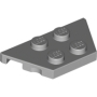 LEGO Plaat 2x4 Wedge LICHTGRIJS (100 stuks) LEGO Plaat 2x4 Wedge LICHTGRIJS (100 stuks)