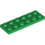 LEGO Plaat 2x6 GROEN (100 stuks) LEGO Plaat 2x6 GROEN (100 stuks)