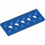 LEGO Plaat 2x6 met Gaten BLAUW (100 stuks)