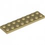 LEGO Plaat 2x8 BEIGE (100 stuks) LEGO Plaat 2x8 BEIGE (100 stuks)