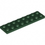 LEGO Plaat 2x8 DONKERGROEN (100 stuks) LEGO Plaat 2x8 DONKERGROEN (100 stuks)