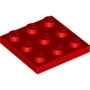 LEGO Plaat 3x3 ROOD (100 stuks) LEGO Plaat 3x3 ROOD (100 stuks)