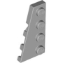 LEGO Plaat 4x2 Wedge Links LICHTGRIJS (100 stuks) LEGO Plaat 4x2 Wedge Links LICHTGRIJS (100 stuks)