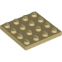 LEGO PLate 4x4 TAN (100 pcs)