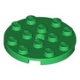 LEGO Plaat 4x4 Rond GROEN (100 stuks) LEGO Plaat 4x4 Rond GROEN (100 stuks)