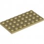 LEGO Plaat 4x8 BEIGE (10 stuks)
