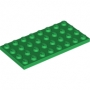LEGO Plaat 4x8 GROEN (10 stuks)