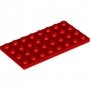 LEGO Plaat 4x8 ROOD (10 stuks) LEGO Plaat 4x8 ROOD (10 stuks)