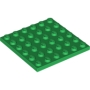 LEGO Plaat 6x6 GROEN (10 stuks)