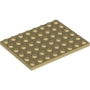 LEGO Plaat 6x8 BEIGE (10 stuks) LEGO Plaat 6x8 BEIGE (10 stuks)