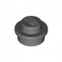 LEGO Plaat Rond 1x1 DONKERGRIJS (100 stuks) LEGO Plaat Rond 1x1 DONKERGRIJS (100 stuks)