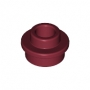 LEGO Plaat Rond 1x1 Open Nop DONKERROOD (100 stuks) LEGO Plaat Rond 1x1 Open Nop DONKERROOD (100 stuks)