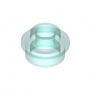 LEGO Plate 1x1 Round Open Stud TRANS LIGHT BLUE (100 pcs)