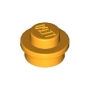 LEGO Plate 1x1 Round BRIGHT LIGHT ORANGE  (100 pcs)