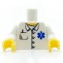 LEGO Romp Ziekenhuismedewerker WIT (10 stuks) LEGO Romp Ziekenhuismedewerker WIT (10 stuks)