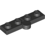 LEGO Scharnier Plaat 1x4 ZWART (100 stuks) LEGO Scharnier Plaat 1x4 ZWART (100 stuks)