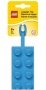 LEGO Bagage Label Steen 2x4 BLAUW LEGO Bagage Label Steen 2x4 BLAUW