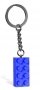LEGO Sleutelhanger Steen 2x4 BLAUW LEGO Sleutelhanger Steen 2x4 BLAUW