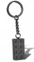 LEGO Sleutelhanger Steen 2x4 DONKERGRIJS LEGO Sleutelhanger Steen 2x4 DONKERGRIJS