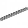 LEGO Steen 1x16 met Gaten LICHTGRIJS (10 stuks)