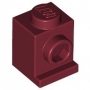 LEGO Steen 1x1 Koplamp DONKERROOD (100 stuks) LEGO Steen 1x1 Koplamp DONKERROOD (100 stuks)