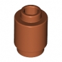 LEGO Steen 1x1 Rond DONKERORANJE (100 stuks) LEGO Steen 1x1 Rond DONKERORANJE (100 stuks)