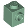 LEGO Steen 1x1 met 1 Zij-nop ZANDGROEN (100 stuks) LEGO Steen 1x1 met 1 Zij-nop ZANDGROEN (100 stuks)