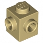 LEGO Steen 1x1 met Zij-noppen BEIGE (100 stuks) LEGO Steen 1x1 met Zij-noppen BEIGE (100 stuks)