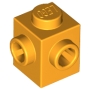 LEGO Steen 1x1 met Zij-noppen OKERGEEL (100 stuks) LEGO Steen 1x1 met Zij-noppen OKERGEEL (100 stuks)