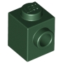 LEGO Steen 1x1 met 1 Zij-nop DONKERGROEN (100 stuks) LEGO Steen 1x1 met 1 Zij-nop DONKERGROEN (100 stuks)