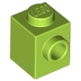 LEGO Brick 1x1 with Stud on 1 Side LIME GREEN (100 pcs) LEGO Brick 1x1 with Stud on 1 Side LIME GREEN (100 pcs)