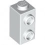 LEGO Steen 1x1x1 met 2 Zij-noppen WIT (100 stuks) LEGO Steen 1x1x1 met 2 Zij-noppen WIT (100 stuks)