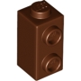 LEGO Steen 1x1x1 met 2 Zij-noppen BRUIN (100 stuks) LEGO Steen 1x1x1 met 2 Zij-noppen BRUIN (100 stuks)