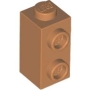 LEGO Steen 1x1x1 met 2 Zij-noppen NOUGAT (100 stuks) LEGO Steen 1x1x1 met 2 Zij-noppen NOUGAT (100 stuks)