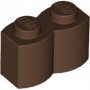 LEGO Steen 1x2 Palisade DONKERBRUIN (100 stuks) LEGO Steen 1x2 Palisade DONKERBRUIN (100 stuks)