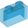 LEGO Brick 1x2 TRANS-DARKBLUE (100 pcs) LEGO Brick 1x2 TRANS-DARKBLUE (100 pcs)
