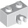 LEGO Brick 1x2 with Clip LIGHT WHITE (100 pcs) LEGO Brick 1x2 with Clip LIGHT WHITE (100 pcs)