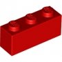 LEGO Steen 1x3 ROOD (100 stuks) LEGO Steen 1x3 ROOD (100 stuks)