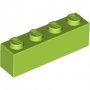 LEGO Steen 1x4 LIMEGROEN (100 stuks) LEGO Steen 1x4 LIMEGROEN (100 stuks)