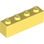 LEGO Brick 1x4 BRIGHT LIGHT YELLOW (100 pcs) LEGO Brick 1x4 BRIGHT LIGHT YELLOW (100 pcs)