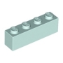 LEGO Steen 1x4 LICHTAQUA (100 stuks) LEGO Steen 1x4 LICHTAQUA (100 stuks)