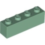 LEGO Steen 1x4 ZANDGROEN (100 stuks) LEGO Steen 1x4 ZANDGROEN (100 stuks)