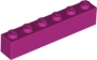LEGO Brick 1x6 MAGENTA (100 pcs) LEGO Brick 1x6 MAGENTA (100 pcs)