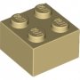 LEGO Steen 2x2 BEIGE (100 stuks) LEGO Steen 2x2 BEIGE (100 stuks)