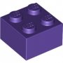 LEGO Steen 2x2 PAARS (100 stuks) LEGO Steen 2x2 PAARS (100 stuks)