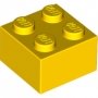 LEGO Steen 2x2 GEEL (100 stuks) LEGO Steen 2x2 GEEL (100 stuks)