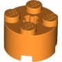 LEGO Steen 2x2 Rond ORANJE (100 stuks)