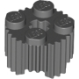 LEGO Steen 2x2 Rond met Grill DONKERGRIJS (100 stuks) LEGO Steen 2x2 Rond met Grill DONKERGRIJS (100 stuks)