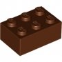 LEGO Steen 2x3 BRUIN (100 stuks) LEGO Steen 2x3 BRUIN (100 stuks)