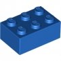 LEGO Steen 2x3 BLAUW (100 stuks) LEGO Steen 2x3 BLAUW (100 stuks)